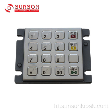 IP65 chiffres PIN pad